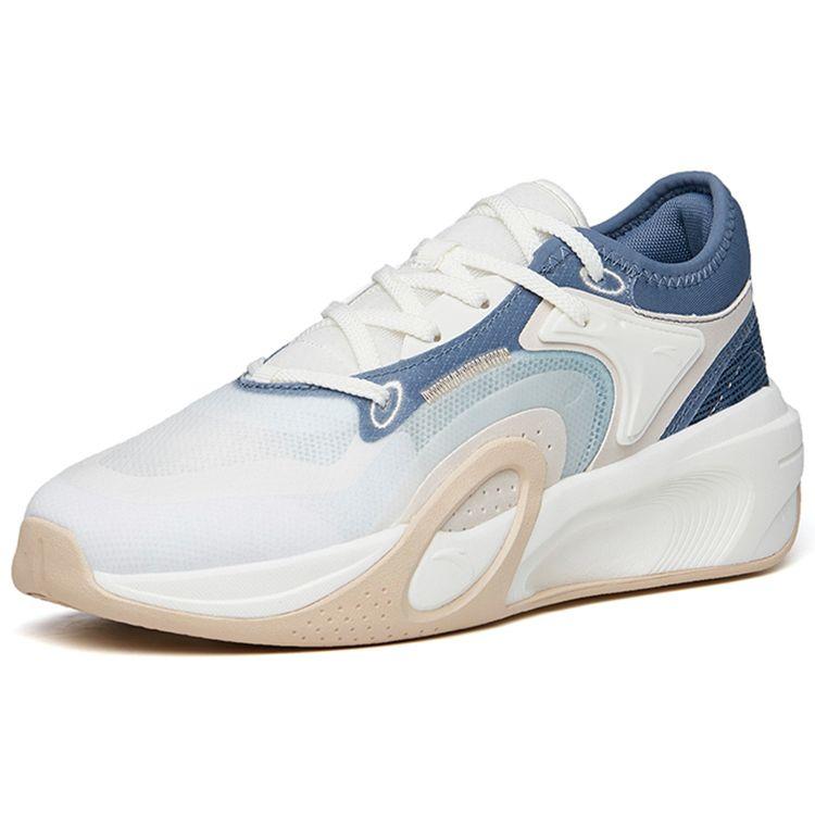 Anta Modische Vielseitige Low-Top-Sneakers Herren-Sneakers Weiß Grau Blau 112228081-4