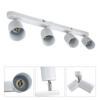 GU10 Lamp Holder 4 Head Rotating Ceiling Mounted   Base for Canteen Shopping Mall Showcase