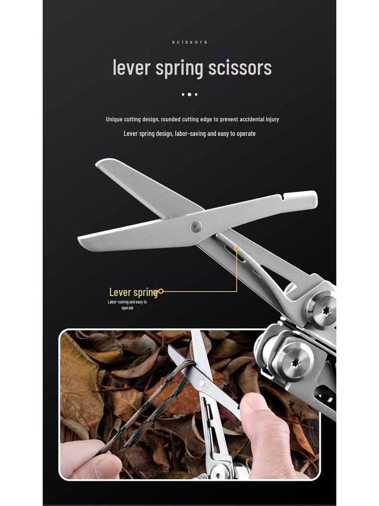 Outdoor Portable Multifunctional Folding Knife and Pliers Camping Tool