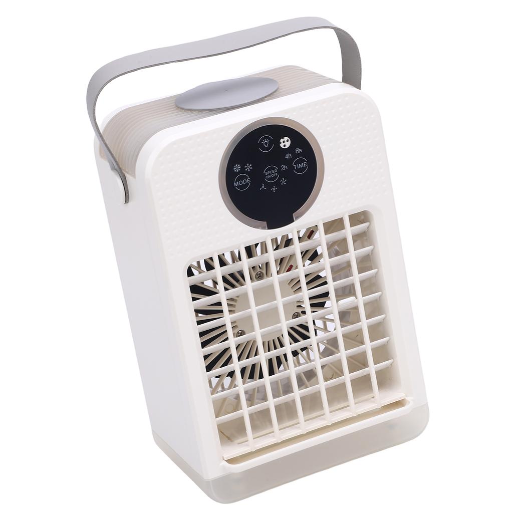 Evaporative Air Cooler 700ML Water Tank 7 Color Light USB Low Noise Portable Air Conditioner Fan for Bedroom
