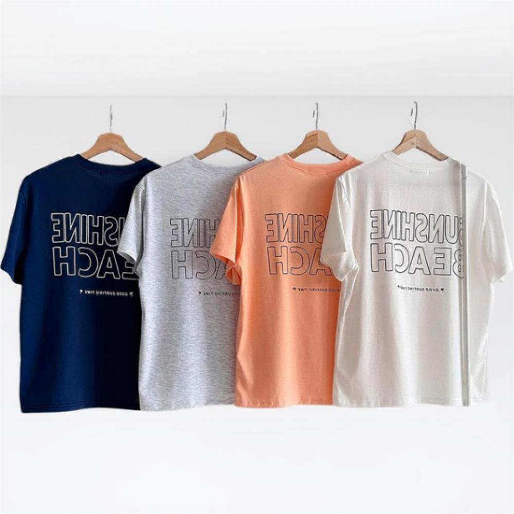 New ArrivalS Open Run Women S Summer PrinT Big LeTTer Round Neck CoTTon T ShirT