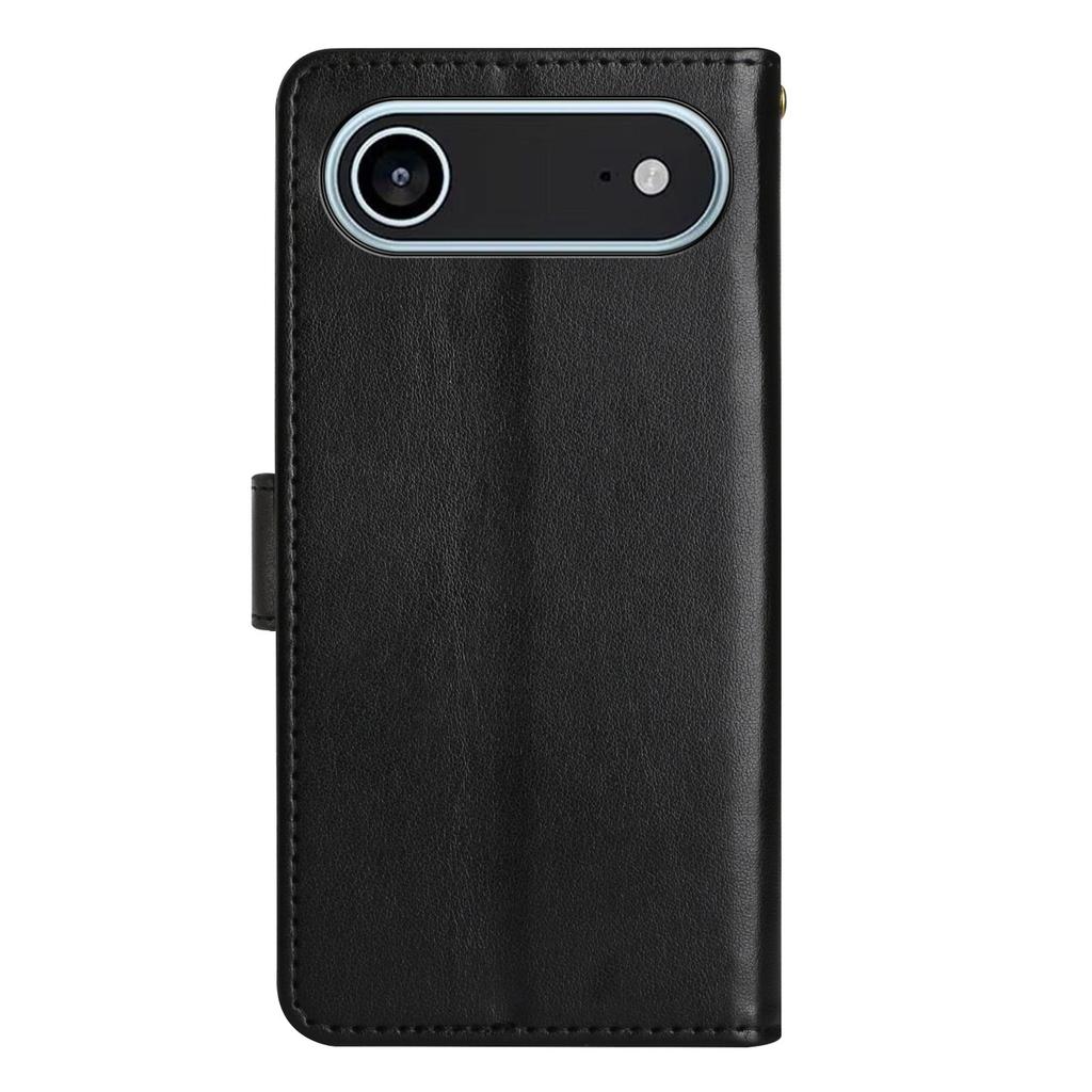 Für iPhone Air Leder Wallet Case Schmetterlingsblumen-Prägung Handyhülle mit Trageband