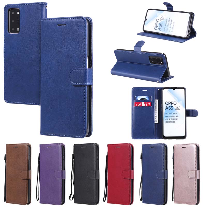 Reno12 F Phone Cover for OPPO A79 A72 A60 A78 A58 A3 Pro A 92 72 55 54S A54 53S 53 52 33 32 31 9 8 5 4G 5G Reno 12 Pro Book Case