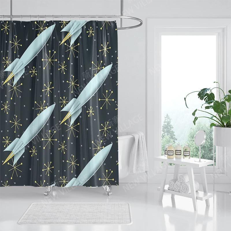 Waterproof Fabric Shower Curtains Bathroom Curtain Accessories Bath Curtain for Shower 180x200 240*200 Boho Decoration Abstract