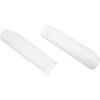 Front Fork Cover,Motocycle Fork Guard Protector White Front Shock Guard Cover Replacement for CR125 CR250 CE500 CRF450 CRF 250