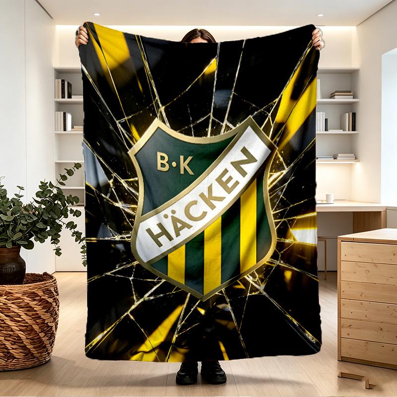 BK Hacken Print Blanket - Soft & Comfortable, for Bedroom, Travel, Sofa, Home Decoration - Birthday Christmas Gift for Friend