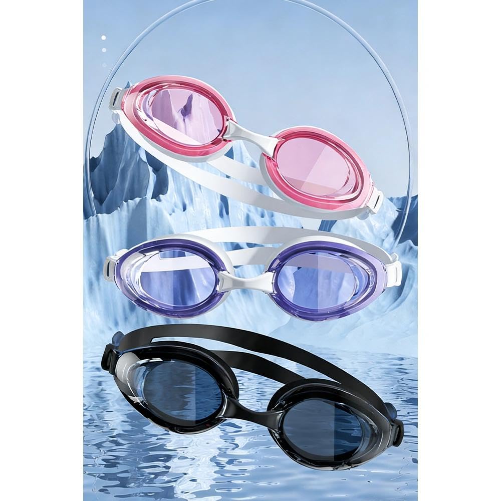 [HEJINYUN] Swimming Goggles, Unisex, Underwater Glasses, High Quality, Anti-Fog Goggles,