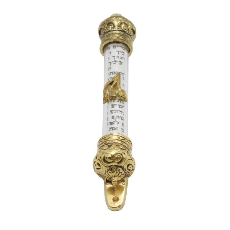 Delicate Mezuzah Front Door Decorations Reel Jewish Metal Mezuzah Home Woman