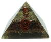 Harmonize Mahogany Obsidian Stone Pyramid Rekki Healing Crystal Chakra Balancing Therapy Energy