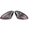 Copertura Guscio Specchietto Retrovisore Laterale Auto Stile Fibra di Carbonio Adatta per Alfa Romeo Stelvio 2017 2018 2019 2020 Specchietti per Veicoli a Motore