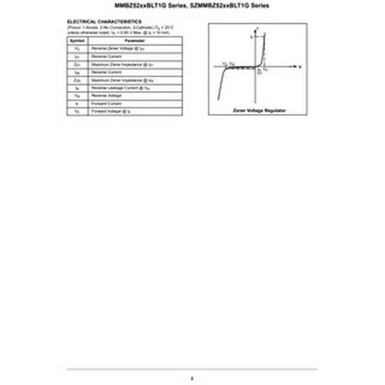 New SZMMBZ5231BLT1G Voltage Regulator Diode, SOT-23-3 Package