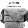 Absorbent & Oil-Repellent Bamboo Charcoal Kitchen Scouring Dishcloth