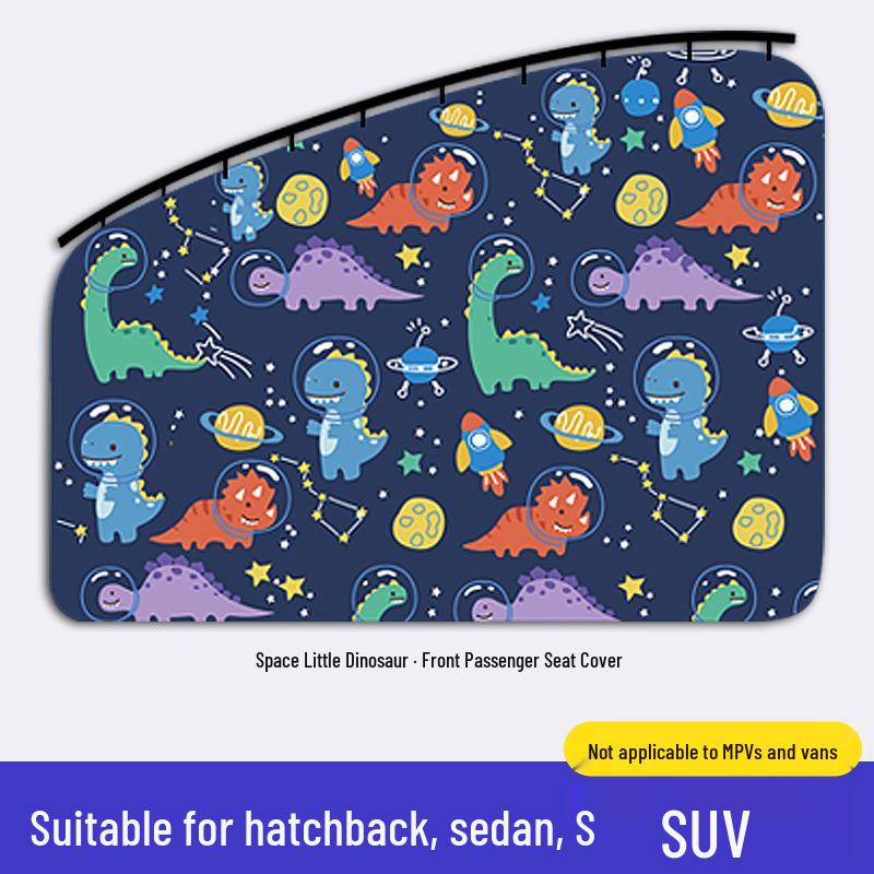Car Sunshade Curtains: Blackout, Heat Insulation, Privacy, Cartoon Design