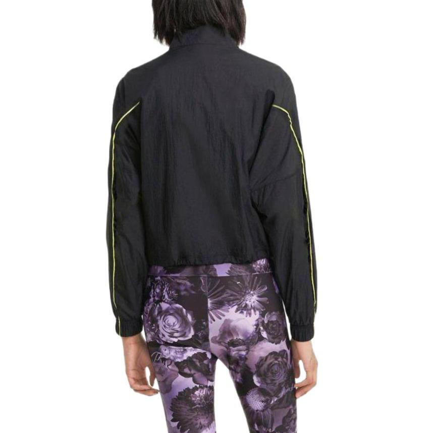 Puma Logo Zip-Up Vintage Sports Jacket Women Jackets Black 530849-01