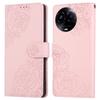Phone Case For Realme 11 5G (Global)/C67 5G/11x 5G Rose Flower PU Leather Wallet Phone Cover with 3 Card Slots