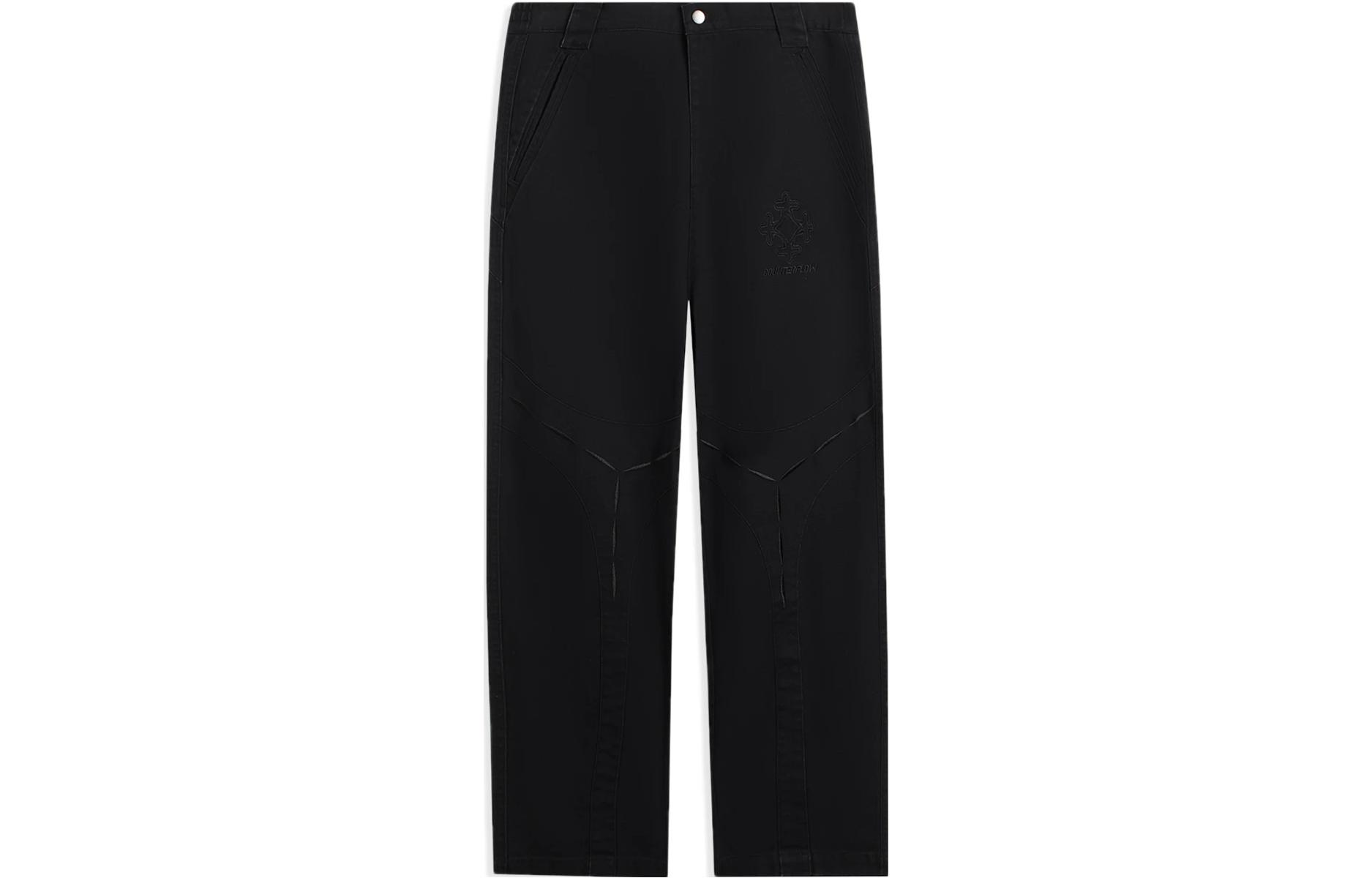 Li Ning CF Tracing Knitted Sweatpants Unisex Black AKXSC57-2 L