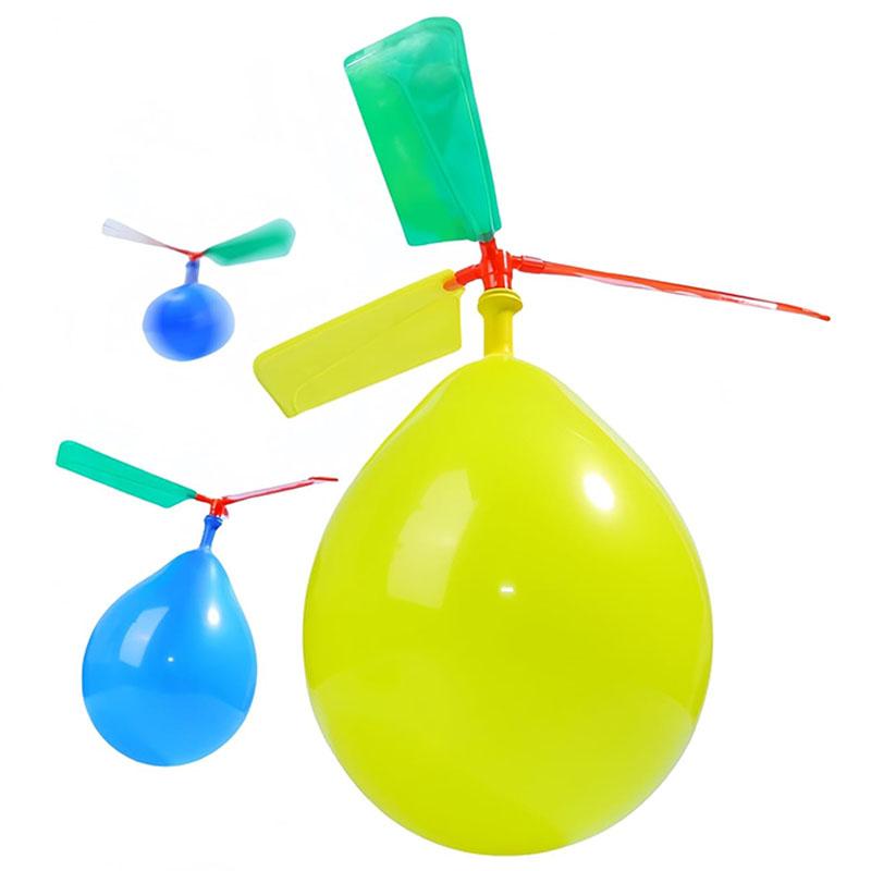 1~10pz Aeroplano a Molla con Palloncino per Bomboniere Festa di Compleanno Riempimento Pignatta Sacchetto Regali Esperimento Scientifico Fai da Te Oggetti di Scena Educativi TMZ