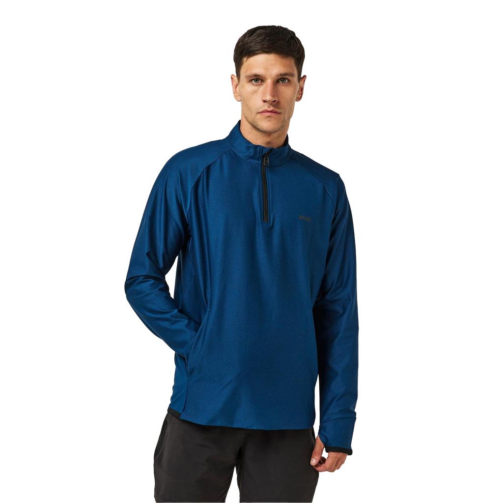 BOSS Mens Regular Raglan Active Sweatshirt