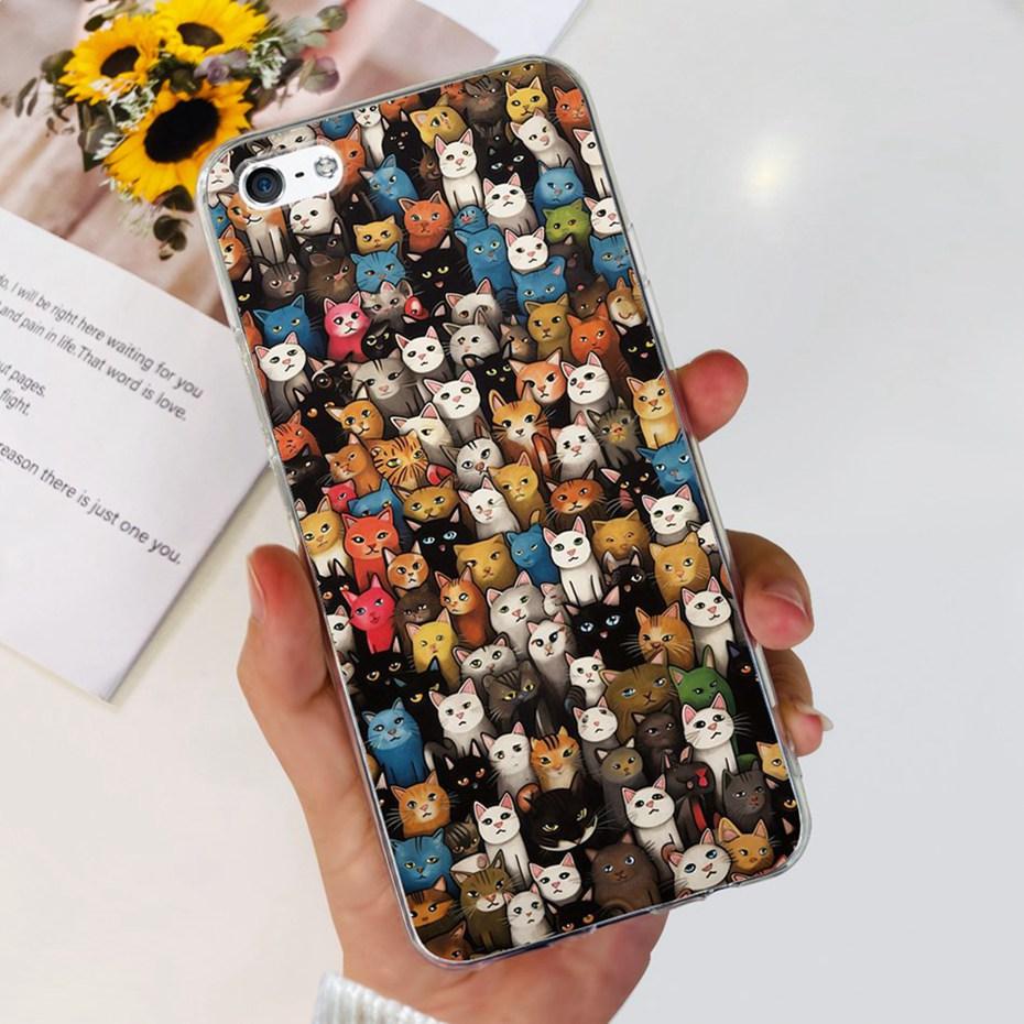 Lovely Printing Phone Case For iPhone 5 5s SE (2016) Soft Silicone TPU Back Cover For iPhone SE 2016 iPhone5 iPhone5s 4.0"
