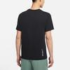 Nike Grafisches Kurzarm-T-Shirt mit übergroßem Swoosh-Print Herren Tops Schwarz DJ5218-010
