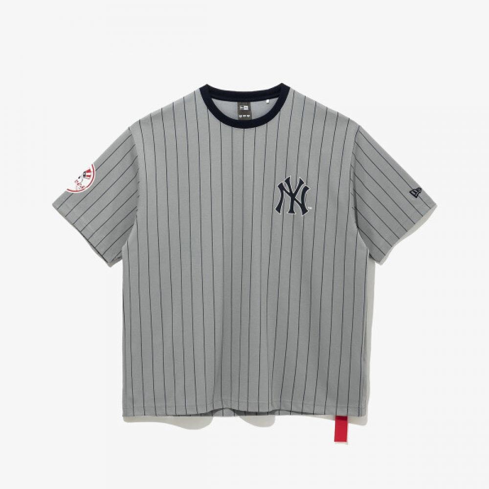 

Футболка New Era Mlb New York Yankees STripe Серая 14679809 Grey/S