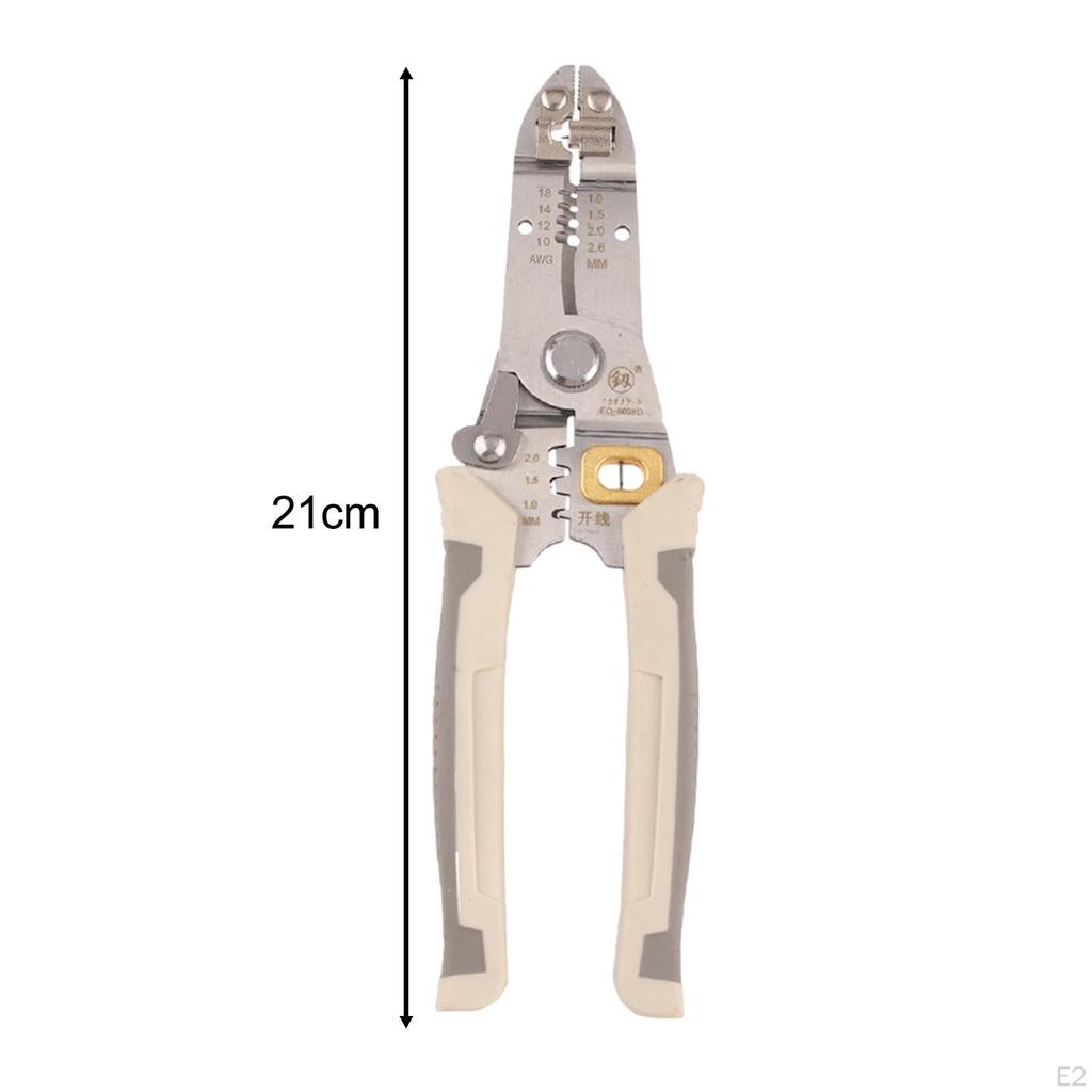 8inch Wire Stripper Pliers Heavy Duty Easy to Use Tool Cutter for
