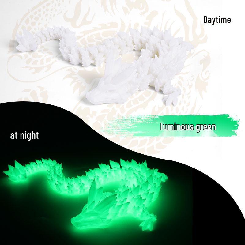 3D Printed Chinese Dragon Egg Ornament Toy Figurine Gift Craft