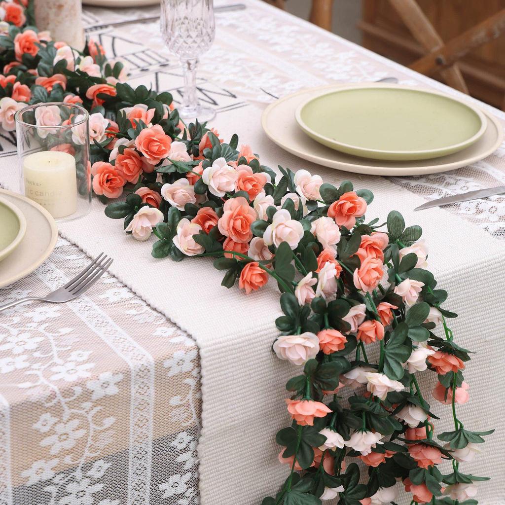 45 Rose Vine Artificial Silk Flowers - Decorative Simulation Vines