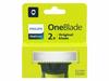 2x Lame blister de schimb originale Philips OneBlade QP220 QP2520 QP2620