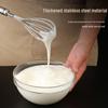 Yunluan Large Thickened Manual Stainless Steel Whisk
