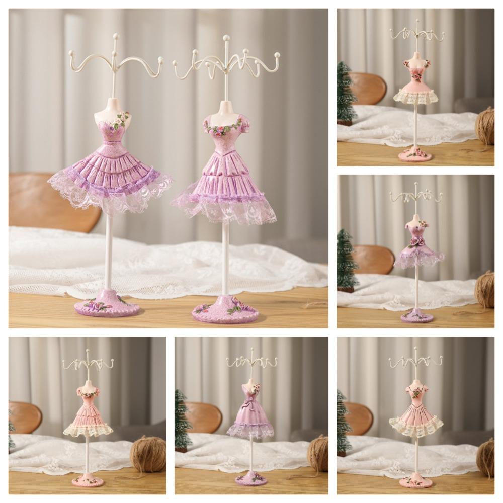 Organizer Rack Necklace Mannequin Display Stand Princess Earrings Rack Stand Display  Jewelry Store