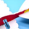 with LED Light Electric Large Foam Glider Aircraft Toy PP Hand Throwing Flying Airplane