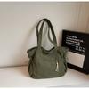 Vintage Corduroy Tote Bag for Women Large Capacity Shoulder Bag Casual Handbag College School Shopping Travel Tote Bag