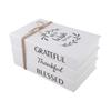 Rustic Stacking Display Books 3 Piece Set for Home and Office Decoration