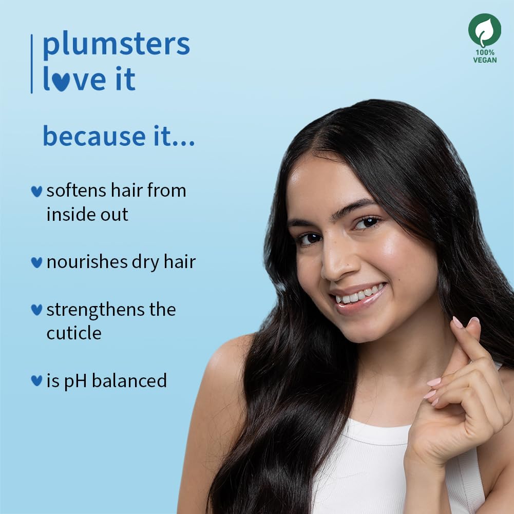 Plum Coconut Milk & Peptides Shampoo 250ml Conditioner 175g Combo for Softer, Hydrated Hair