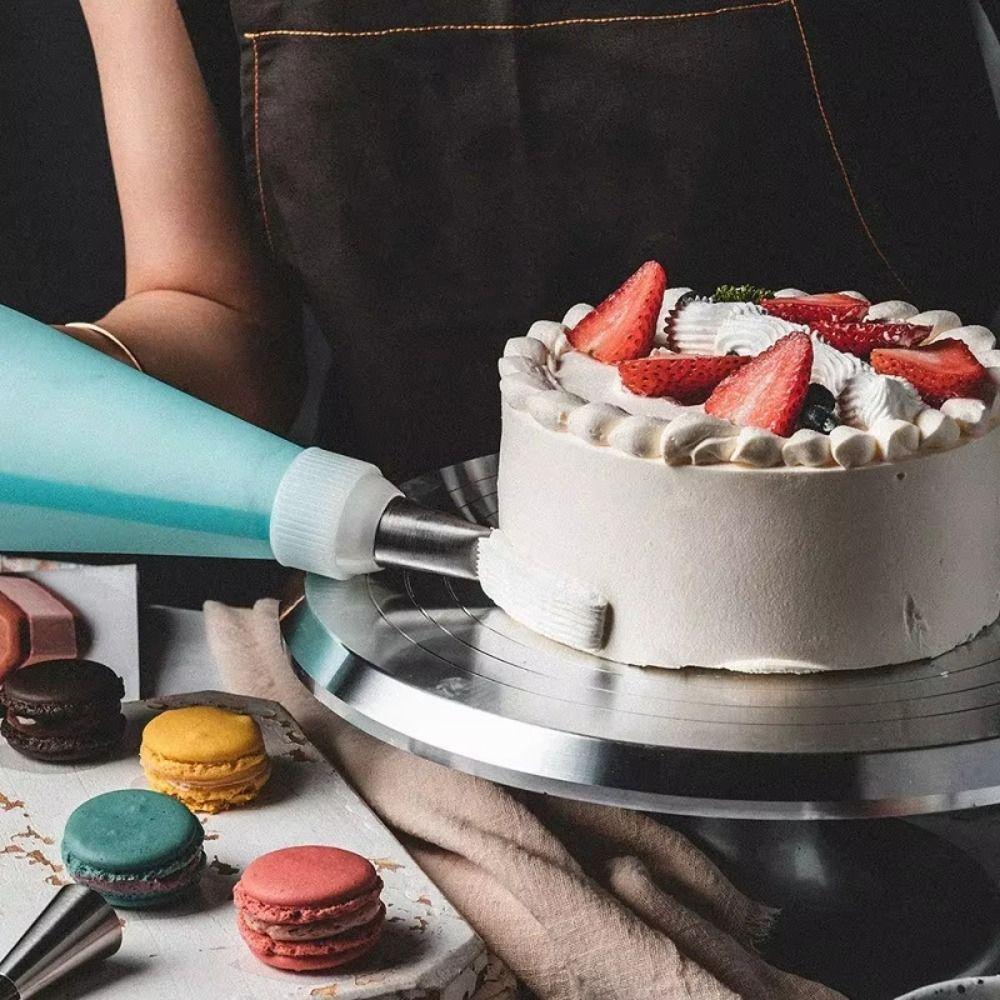 10 Zoll Drehbarer Kuchenständer Rutschfester Kuchen Dekorationshalter Professioneller Kuchen Drehteller Küche