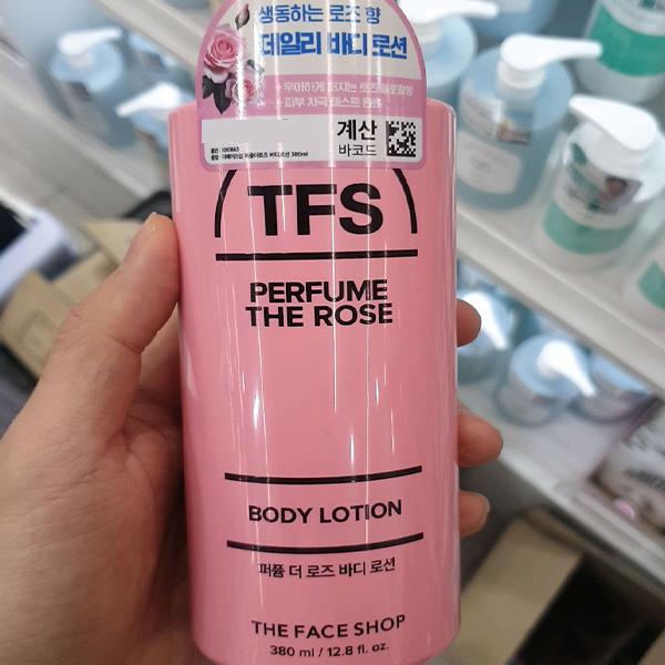 The Face Shop perfume The Rose body lotion 380ml One thing
