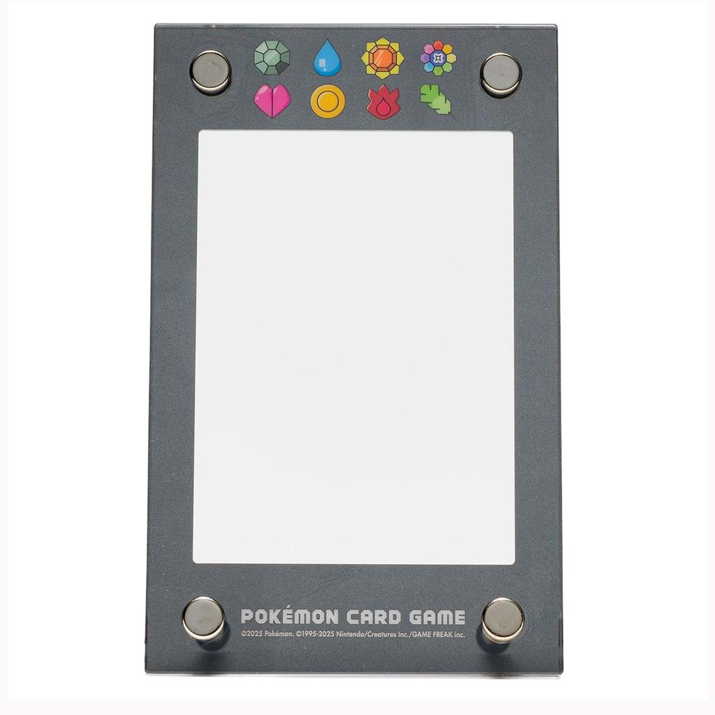 Pokémon Center Original Pokémon Card Game Display Frame Gym Badge Red/Green