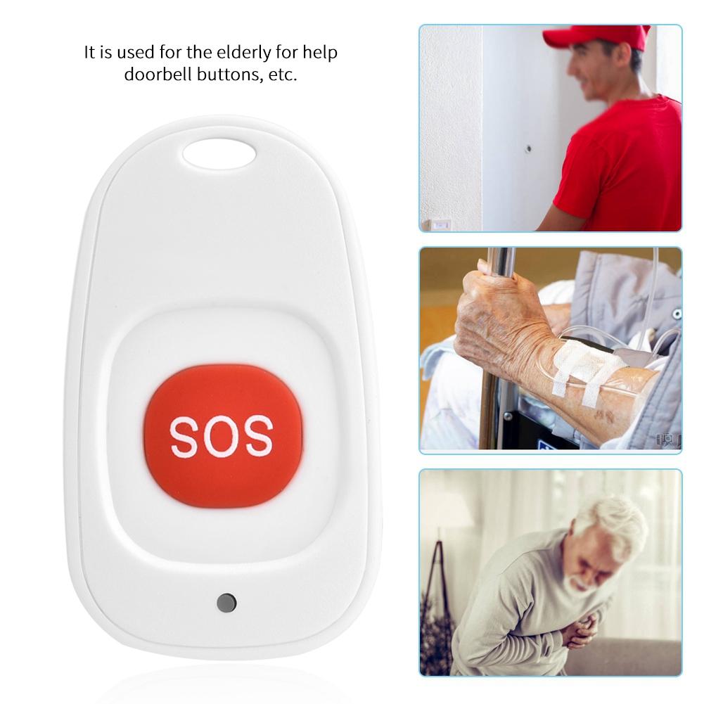 Wireless SOS Emergency Button Alarm Home Burglar Alarm Sensor 433MHz