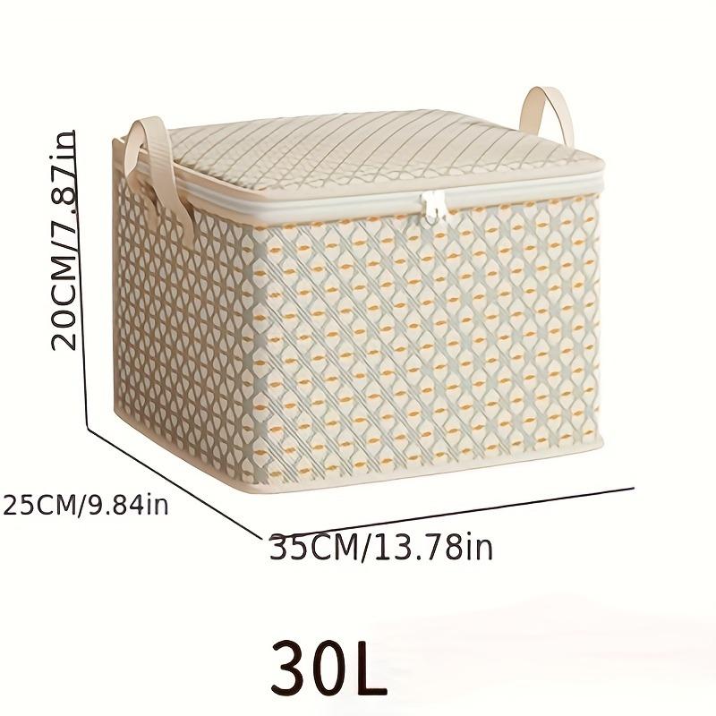 

Очень большой 220-литровый тканевый ящик для хранения одеял, простыней, одежды и нижнего белья - Портативный, легкий и удобный для переноски