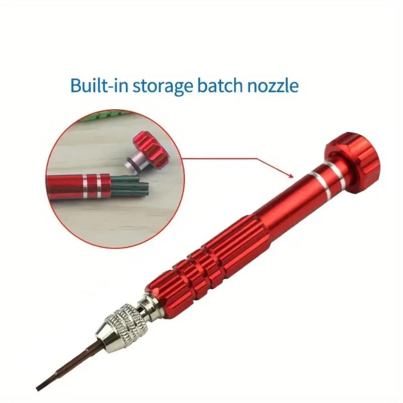 1 Set 5 In 1 Multifunctional Small Screwdriver Kit Repair Tool For Eyeglass Sunglasses Electronics Cellphone Jewelry And More