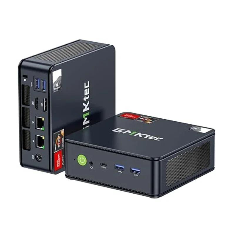 GMKtec M6 Mini-PC AMD R5 6600H 6-Kern 12-Thread 16GB DDR5 512GB PCIe 3.0 SSD WiFi 6 BT5.2 Desktop-Computer
