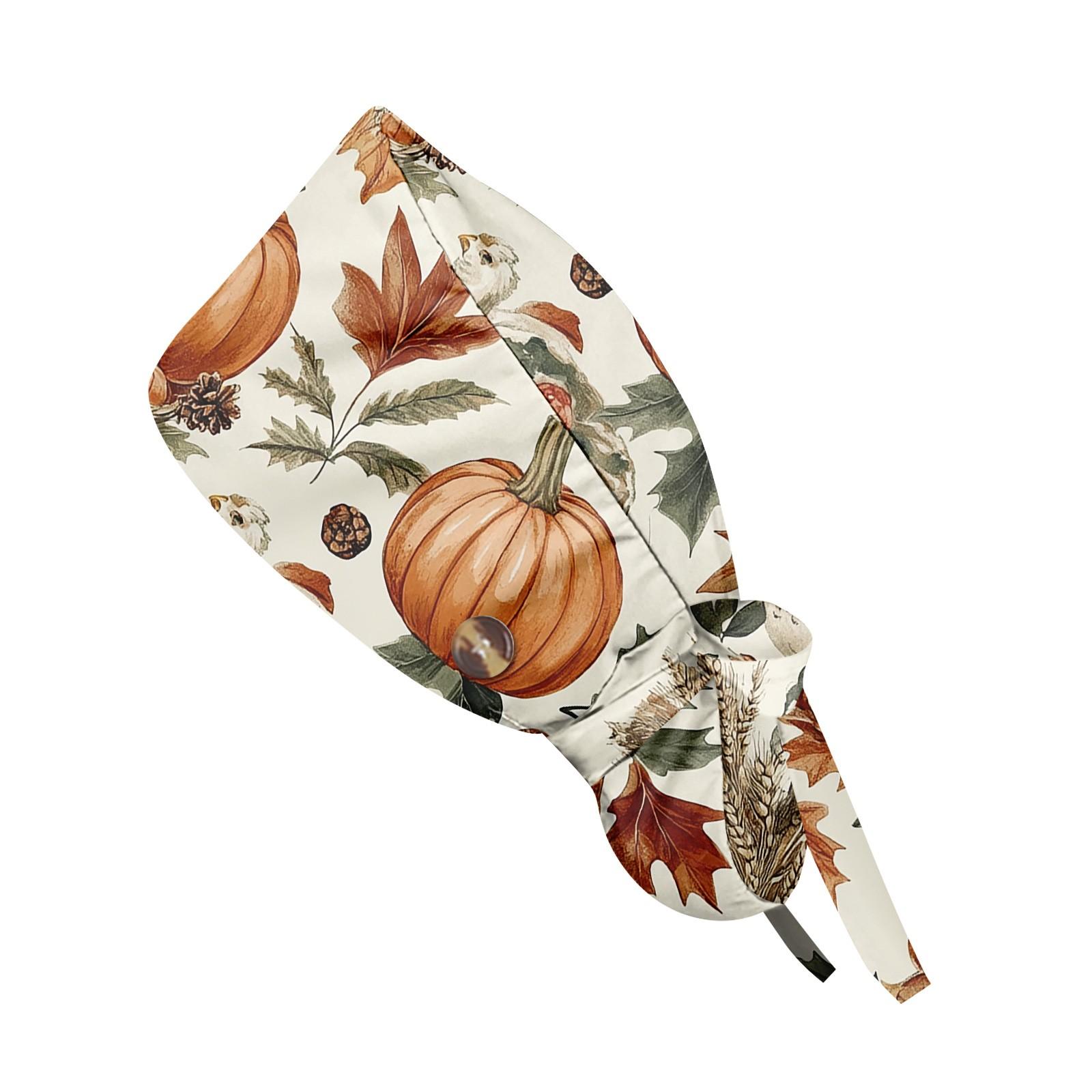 

Модная рабочая кепка с принтом на День благодарения, повседневная женская кепка с хвостиком, кепка с мытьем, кепка Баотоу One Size жёлтый