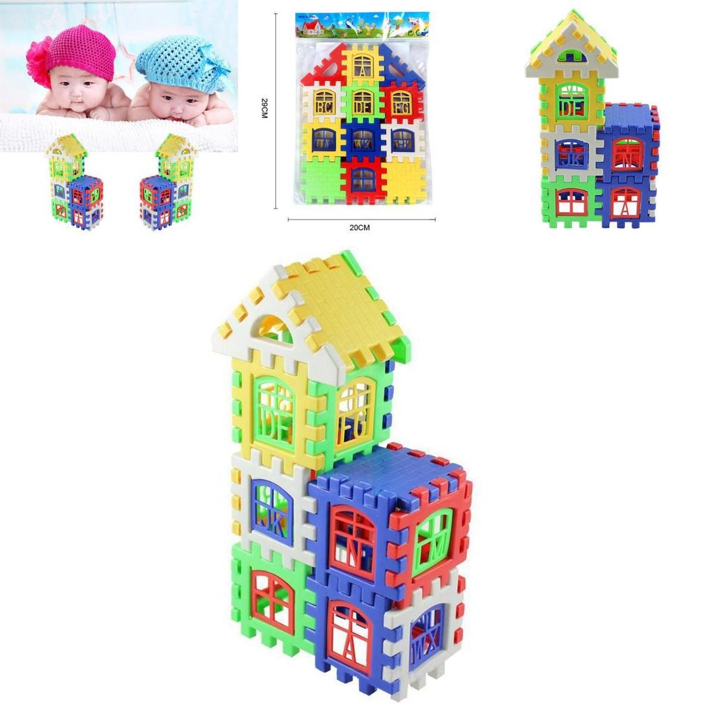 Beautifully Crafted Brain Game Toy Building Blocks For Kids 24 Pieces Set