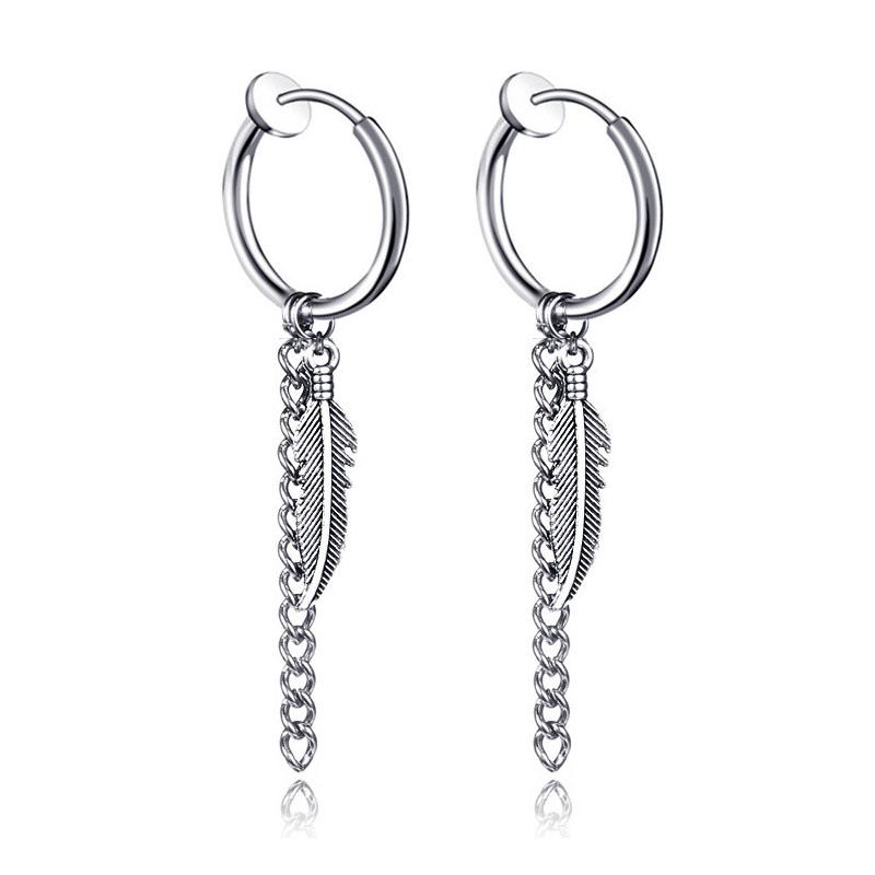 New Arrival Stainless Steel Stud Earrings Cross Star Scorpion Tassel For Women Men Fashion Hip Hop Ear Jewelry Gifts