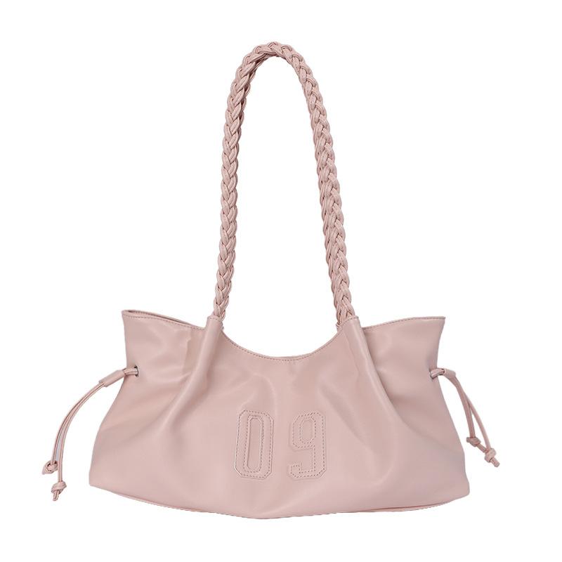 Simple Lady Casual Shoulder Bag with Large Capacity Underarm Tote Bag