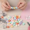 Colorful Heart Shape Acrylic Beads 10Pcs Spacer for DIY Jewelry Bracelet Loose Bead Jewelry Accessories