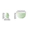 2Pcs Matcha Bowl Whisk Tea Bowl with Whisk Holder Crafting Smooth Surface Gift Tea Utensils Tea Bowl for Desktop Living Room