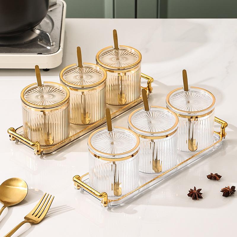 Klare, versiegelte Dose mit Deckel, leere Verpackungsflasche aus Kunststoff, runder Vorratseimer, Keksdose, versiegelte Dosen in Lebensmittelqualität, Tankbehälter