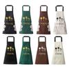 Waterproof Apron Cooking Apron Adjustable Bib Oil-Proof with Pockets Chef Apron for Grilling Baking Husband Wife Gifts Dad Gifts